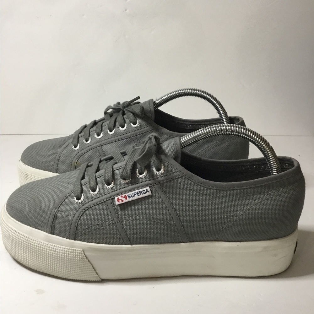 Superga Women’s Cotu Classic Gray Sneakers Size 10